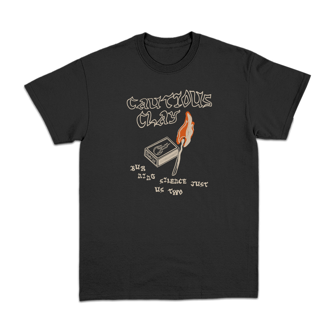Burning Silence Black T-Shirt