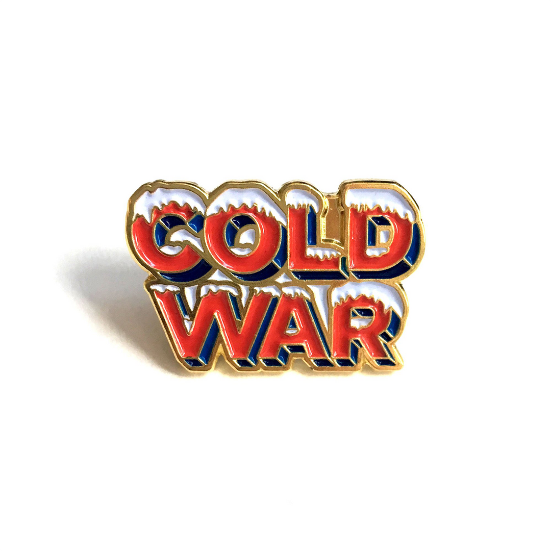 Cautious Clay Cold War Enamel Pin
